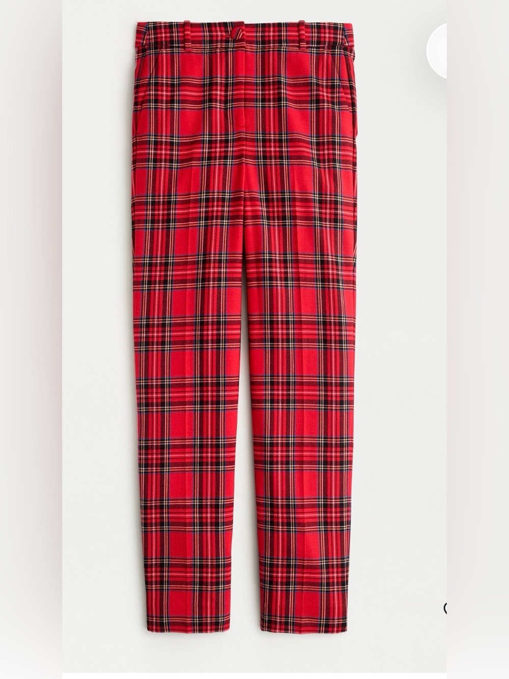 J. Crew / High-Rise Cameron Pants in Stuart Tartan Plaid – Size 6